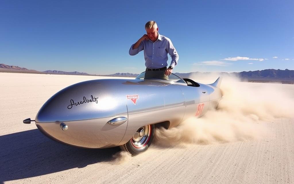 Chet Herbert and Bonneville streamliner